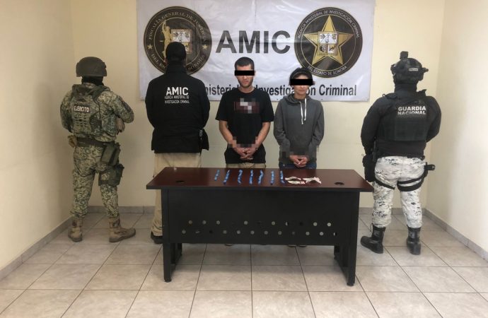 Operativos conjuntos aseguran droga y detienen a personas en San Luis Río Colorado