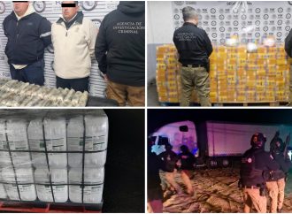 Histórico golpe al narcotráfico en Sonora y Baja California: Aseguran 4 toneladas de Metanfetamina y 20 kilos de fentanilo y heroína