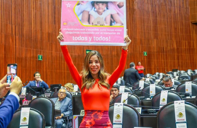 Con la aprobación de la Ley de Infonavit, garantizamos vivienda digna y accesible para todos los mexicanos: Diputada Diana Karina Barreras