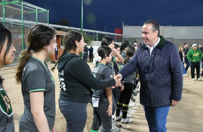 Supervisa Toño Astiazarán mejoras en el estadio de Softball Carlos Rendón