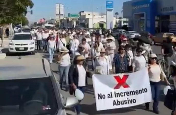 Indignación en Navojoa: Miles de manifestantes rechazan alza de 300% en el impuesto predial