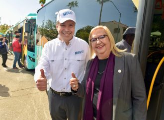 Arranca Toño Astiazarán H Bus gratuito para estudiantes universitarios