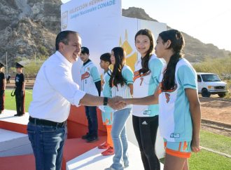 Reconoce Toño Astiazarán a deportistas representantes de Hermosillo en la etapa estatal de los Juegos Nacionales CONADE 2025