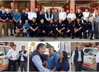 Apoya Toño Astiazarán con cuatro unidades nuevas a Bomberos de Hermosillo