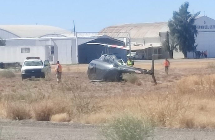 Se desploma helicoptero particular en Sonora