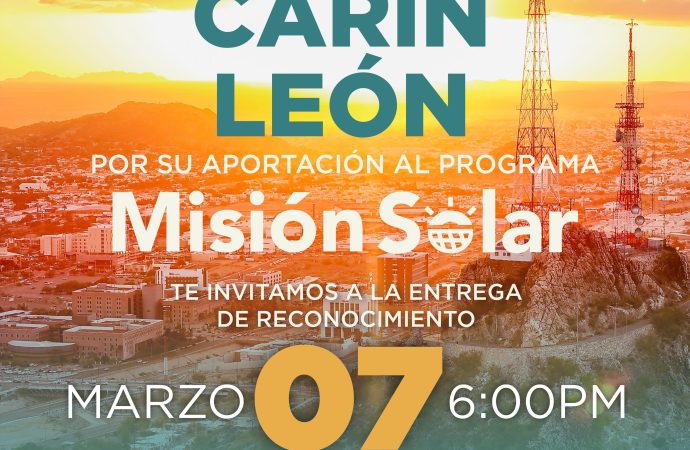 Reconocerá Gobierno Municipal de Hermosillo labor altruista del cantante Carin León