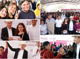 Gobernador Durazo entrega Beca Universal Rita Cetina a más de 760 estudiantes en Sonora