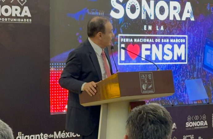 Será Sonora invitado de honor en Feria Nacional de San Marcos