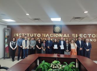 Firman convenio IEE – INE para empatar las elecciones judiciales