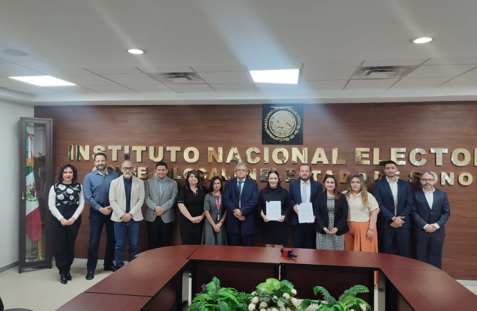 Firman convenio IEE – INE para empatar las elecciones judiciales