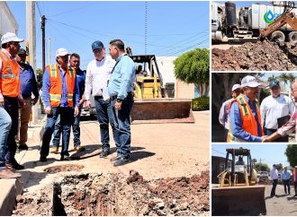 Supervisa Alcalde de Cajeme avance en rehabilitación de infraestructura sanitaria y trabajos de bacheo