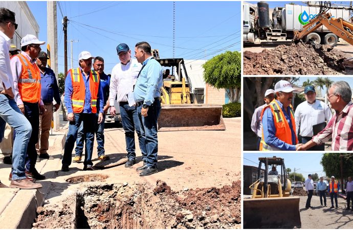 Supervisa Alcalde de Cajeme avance en rehabilitación de infraestructura sanitaria y trabajos de bacheo