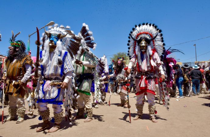 Realizan ritual de quema de máscaras en ramadas de la etnia Yaqui