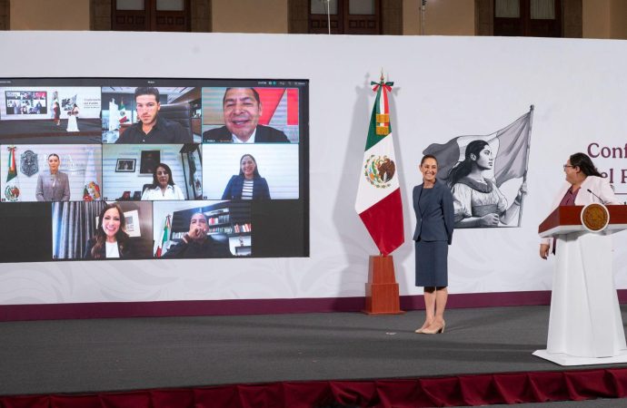 Lanza Sheinbaum la Red Nacional de Tejedoras de la Patria y refuerza estrategia de bienestar para las mujeres