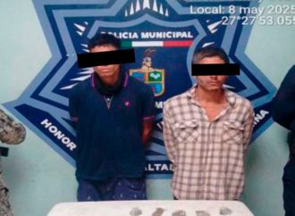 Detienen a dos por presunto delito contra la salud en Cajeme