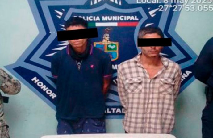 Detienen a dos por presunto delito contra la salud en Cajeme