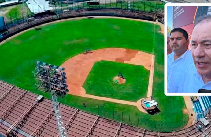 Durazo anuncia rehabilitación del estadio Ciclón Echeverría para que Mayos puedan volver a Navojoa