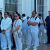 Enfermeros se manifiestan en Sonora por falta de bases