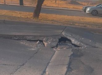 Se levanta el pavimento en el bulevar Colosio