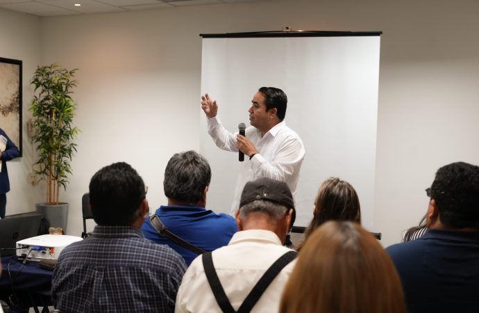 Desde Navojoa, Heriberto Aguilar llama al movimiento a informar con responsabilidad y convocar al voto ciudadano el 1º de junio