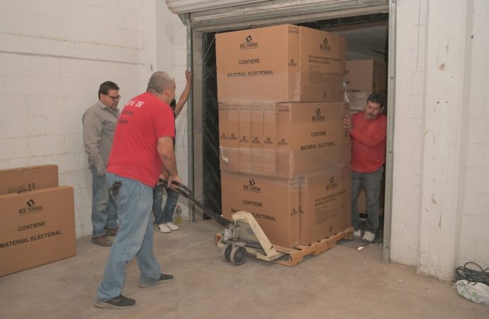 Inicia distribución de documentación electoral para la jornada del 1 de junio