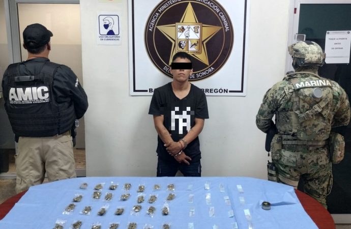 Operativo conjunto de AMIC y SEMAR logra captura de objetivo criminal en Ciudad Obregón