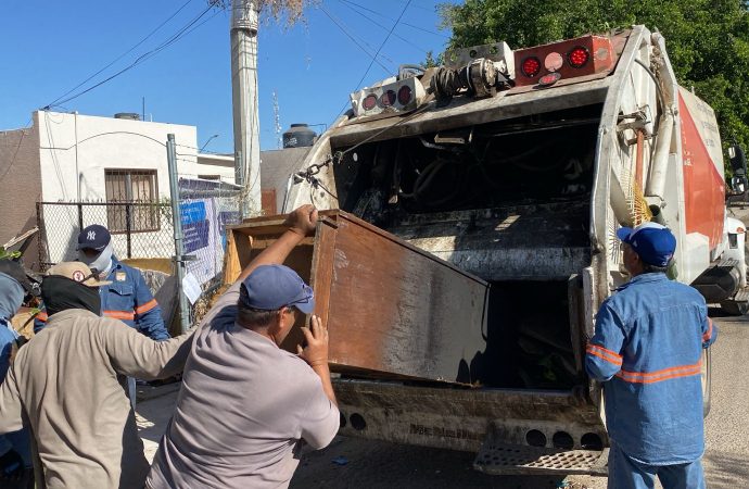 Retira Ayuntamiento de Hermosillo 12 toneladas de desechos en jornada de descacharre