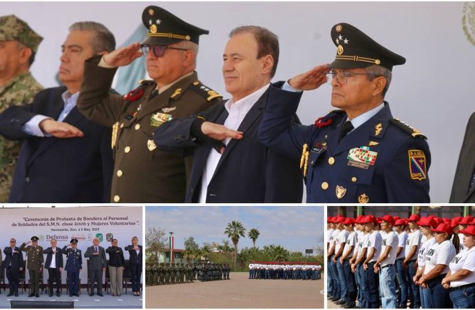 Encabeza Gobernador Durazo Ceremonia de Protesta a jóvenes del Servicio Militar en conmemoración a la Batalla de Puebla