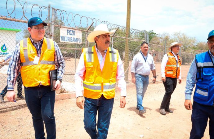 Rehabilita y pone en marcha presidente Javier Lamarque pozo del Ejido Yucuribampo