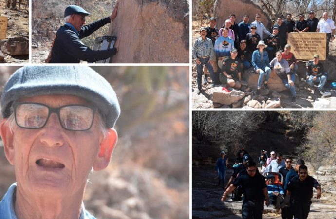 “Lo encontré, Adela”: El maestro Lombardo Ríos vuelve a ver la piedra que marcó su vida