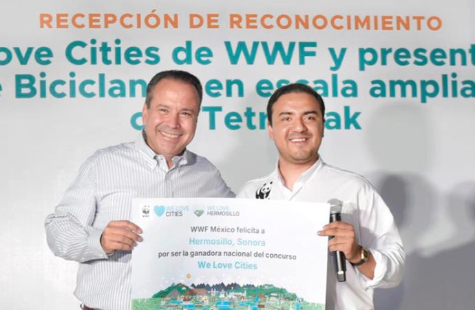 Recibe Toño Astiazarán reconocimiento We Love Cities 2024 de WWF por acciones a favor del medio ambiente