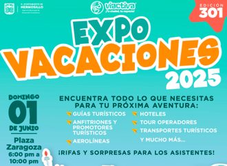 Realizará Gobierno de Hermosillo Expo Vacaciones en Víactiva este domingo