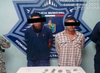 Detienen a dos por presunto delito contra la salud en Cajeme