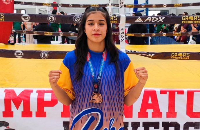 Fernanda Monge ganó el primer lugar en campeonato internacional de boxeo