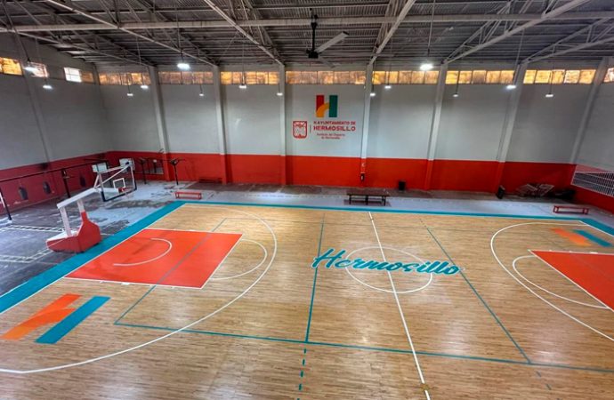 Remodela el IDH el gimnasio “Gallito Estrada”