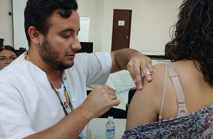 Poca afluencia de personas en la vacunación contra el sarampión