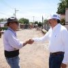 Supervisa Javier Lamarque avances y calidad de trabajos de obras en proceso de pavimentación