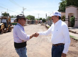 Supervisa Javier Lamarque avances y calidad de trabajos de obras en proceso de pavimentación