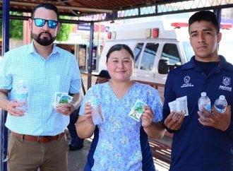 Instala Navojoa módulo de hidratación ante altas temperaturas