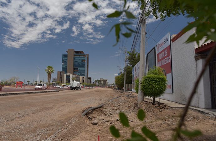 Anuncian cierre a la circulación de la calle Obregón por trabajos del paso a desnivel de Colosio y Solidaridad