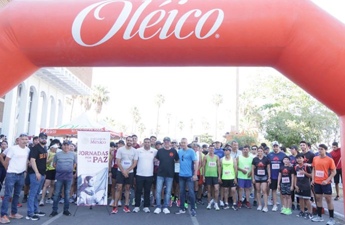 Vive Navojoa exitosa y alegre Carrera Nacional por la Salud y el Deporte