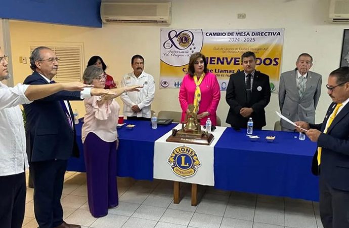 Club de Leones de Obregón cambia de mesa directiva
