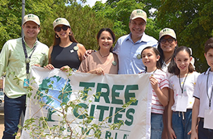 Reconoce sociedad civil acciones del municipio con el distintivo “Tree Cities of the World”