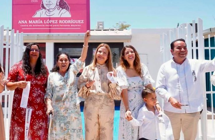 Gobernador Durazo y Rocío Chávez inauguran primer centro de asistencia pública para personas mayores en Sonora