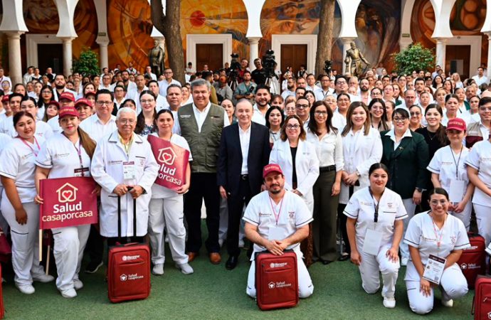 Gobernador Durazo y presidenta Sheinbaum arrancan programa “Salud Casa por Casa” en beneficio de más de 330 mil sonorenses