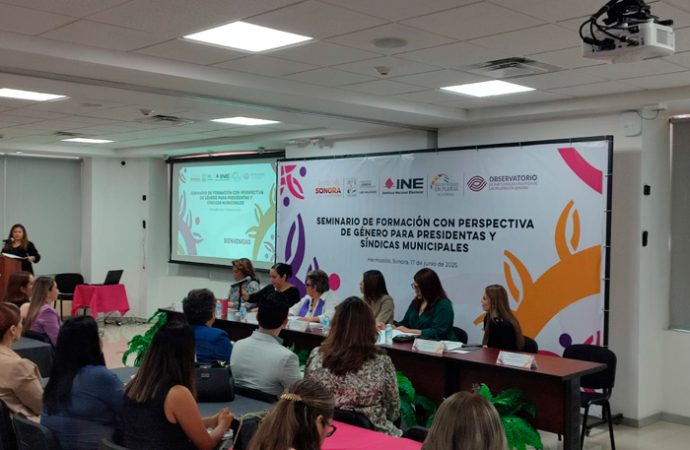 El INE Sonora realizó el seminario Formación con Perspectiva de Género para presidentas y síndicas municipales