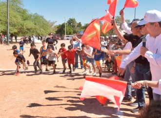 Inaugura Antonio Astiazarán “Generación de Campeones” en poblado Miguel Alemán