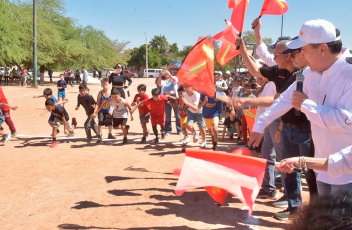 Inaugura Antonio Astiazarán “Generación de Campeones” en poblado Miguel Alemán