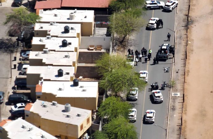 Policía Municipal atrapa a motociclistas armados con apoyo de escuadrones dron