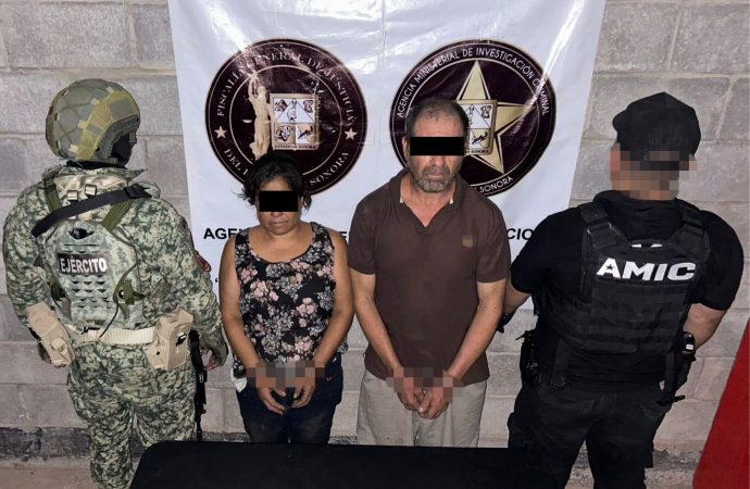Cateos coordinados en Hermosillo, Cajeme y Guaymas dejan cinco detenidos y aseguramiento de narcóticos